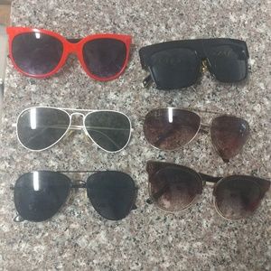 Lot of sunglasses